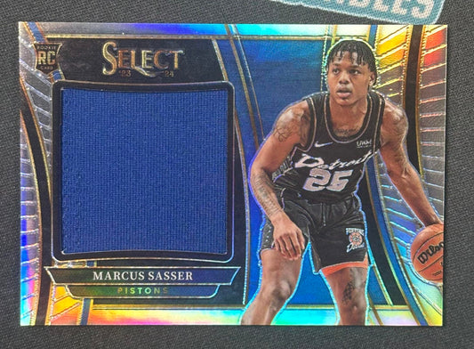 2023-24 Panini Select #RJS-SS Marcus Sasser Jumbo Rookie Swatches