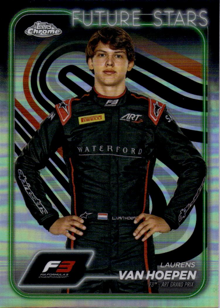 2024 Topps Chrome Formula 1 #65 Laurens Van Hoepen Sepia Refractors