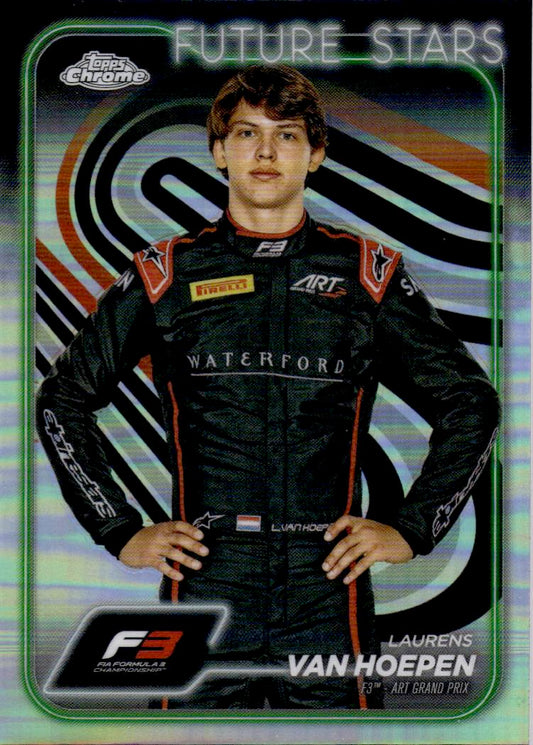 2024 Topps Chrome Formula 1 #65 Laurens Van Hoepen Sepia Refractors