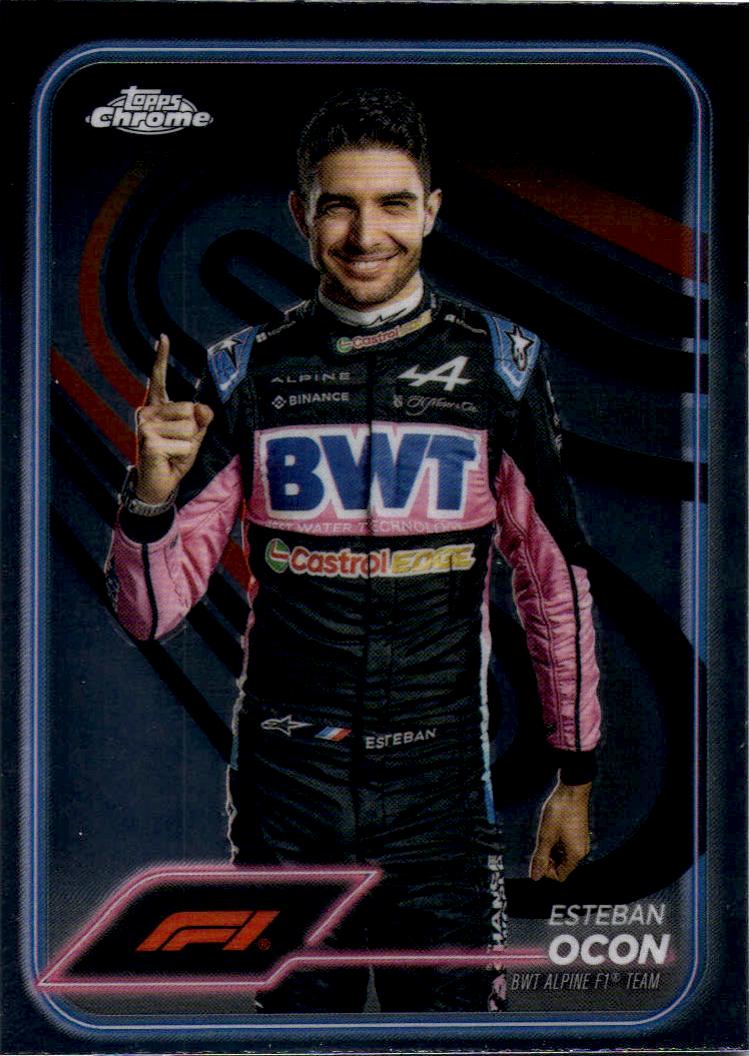 2024 Topps Chrome Formula 1 #9 Esteban Ocon