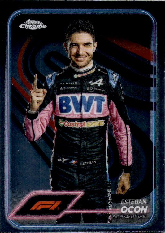 2024 Topps Chrome Formula 1 #9 Esteban Ocon