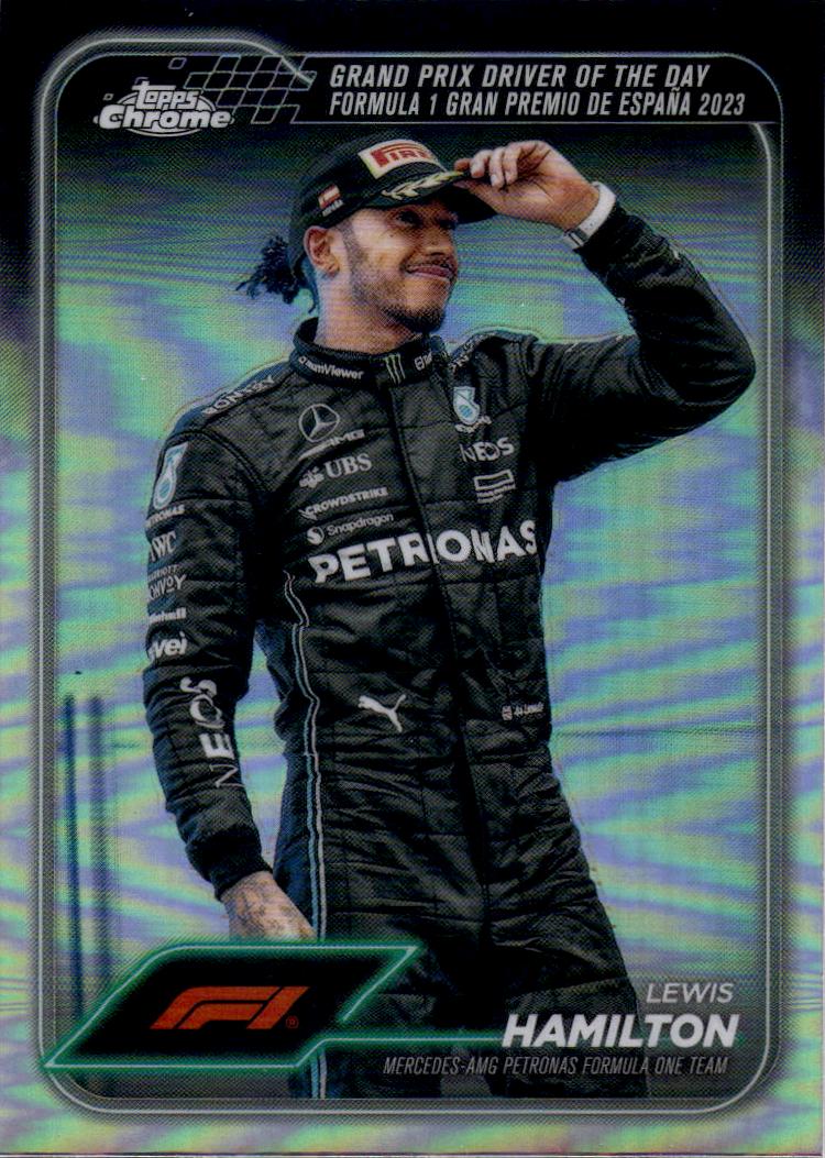 2024 Topps Chrome Formula 1 #165 Lewis Hamilton Refractors