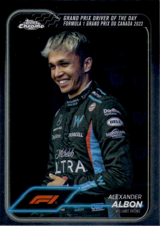 2024 Topps Chrome Formula 1 #166 Alexander Albon