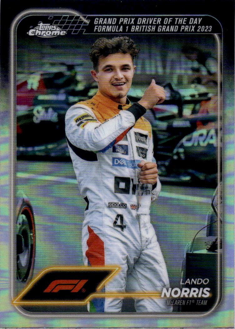 2024 Topps Chrome Formula 1 #168 Lando Norris Refractors