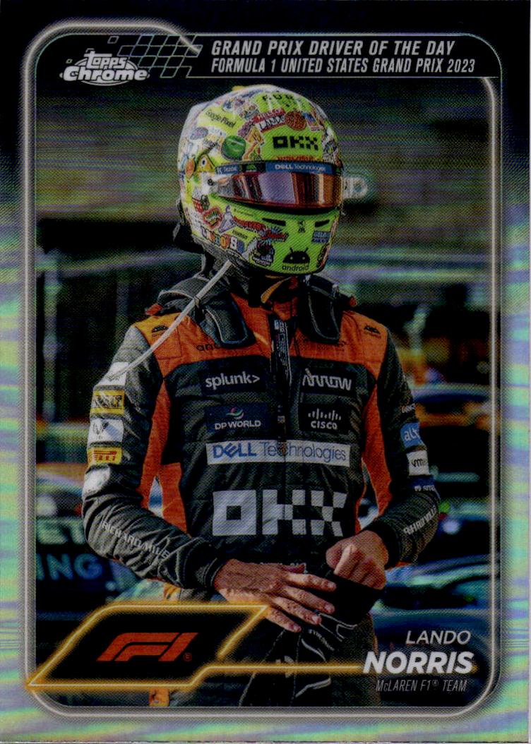 2024 Topps Chrome Formula 1 #176 Lando Norris Refractors