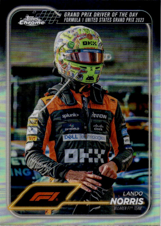 2024 Topps Chrome Formula 1 #176 Lando Norris Refractors