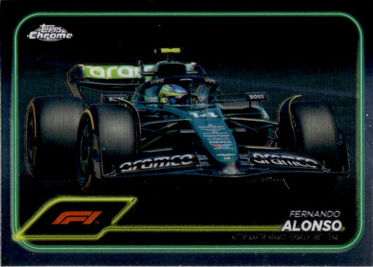 2024 Topps Chrome Formula 1 #83 Fernando Alonso