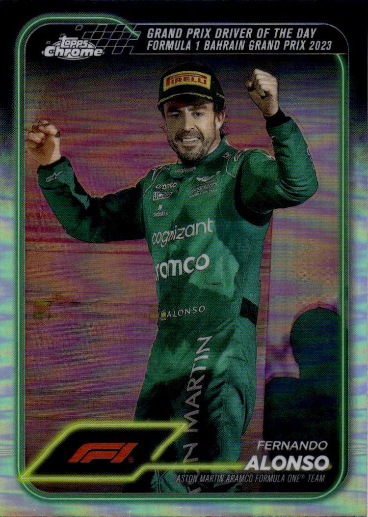 2024 Topps Chrome Formula 1 #159 Fernando Alonso Refractors