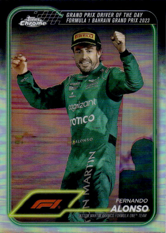 2024 Topps Chrome Formula 1 #159 Fernando Alonso Refractors