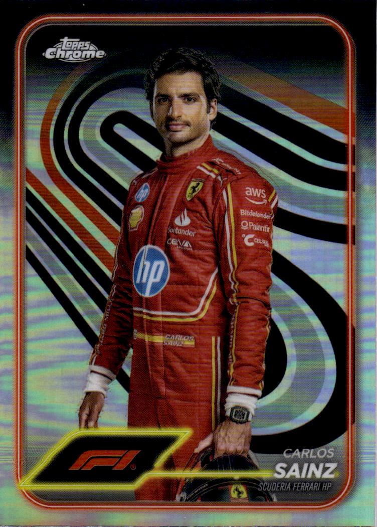 2024 Topps Chrome Formula 1 #4 Carlos Sainz Refractors