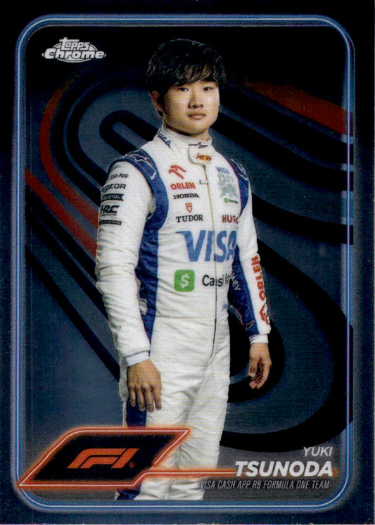 2024 Topps Chrome Formula 1 #17 Yuki Tsunoda