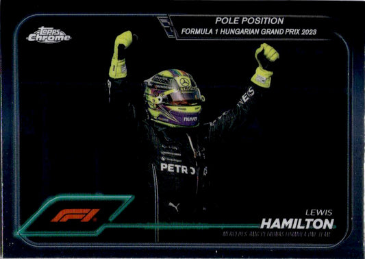 2024 Topps Chrome Formula 1 #158 Lewis Hamilton Sepia Refractors