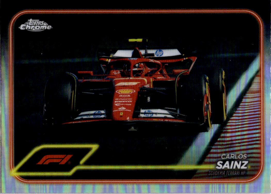 2024 Topps Chrome Formula 1 #76 Carlos Sainz Refractors
