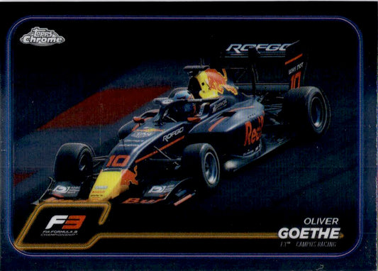 2024 Topps Chrome Formula 1 #124 Oliver Goethe