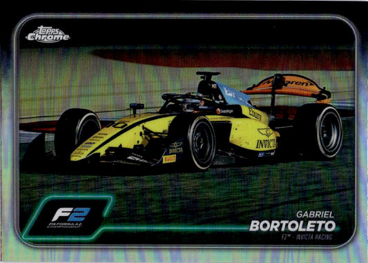 2024 Topps Chrome Formula 1 #100 Gabriel Bortoleto Refractors