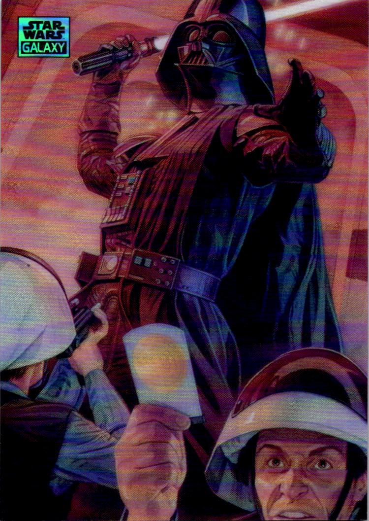 2024 Topps Chrome Star Wars Galaxy #82 Holding Hope Aqua Sonar Refractor /199