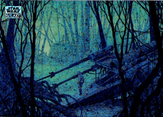 2024 Topps Chrome Star Wars Galaxy #46 Dagobah Mini Diamond Refractor