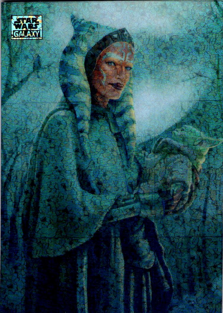 2024 Topps Chrome Star Wars Galaxy #67 An Understanding Mini Diamond Refractor