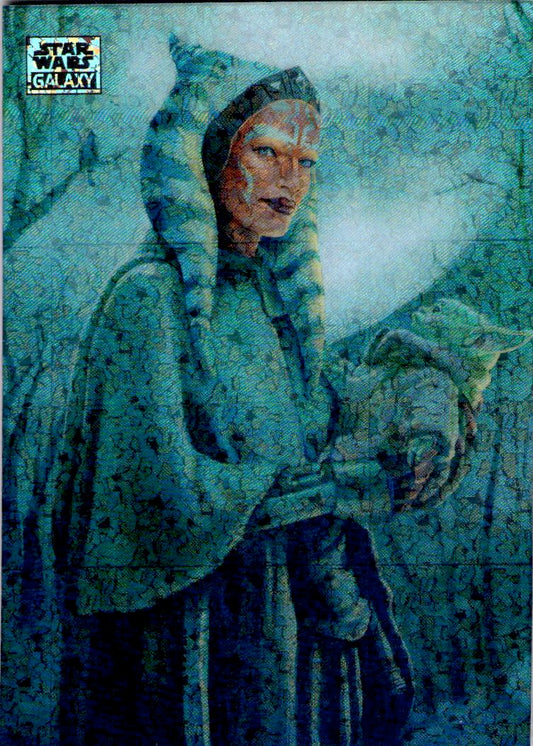 2024 Topps Chrome Star Wars Galaxy #67 An Understanding Mini Diamond Refractor