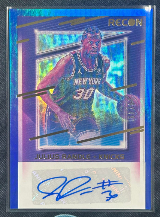 2020-21 Panini Recon #RS-JRA Julius Randle Recon Signatures Blue #/49