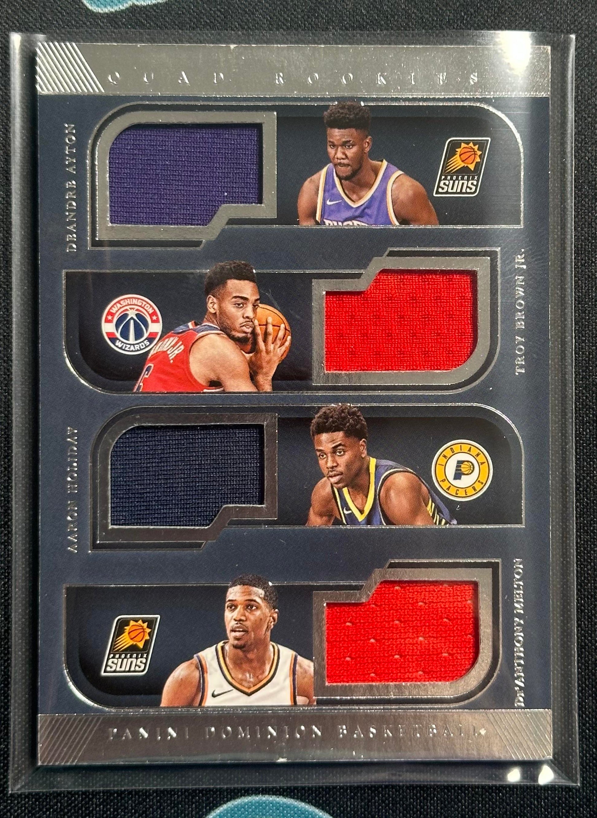 2018-19 Dominion #QR-DTAD Ayton / Brown Jr. / Holiday / Melton Quad Rookies #/99