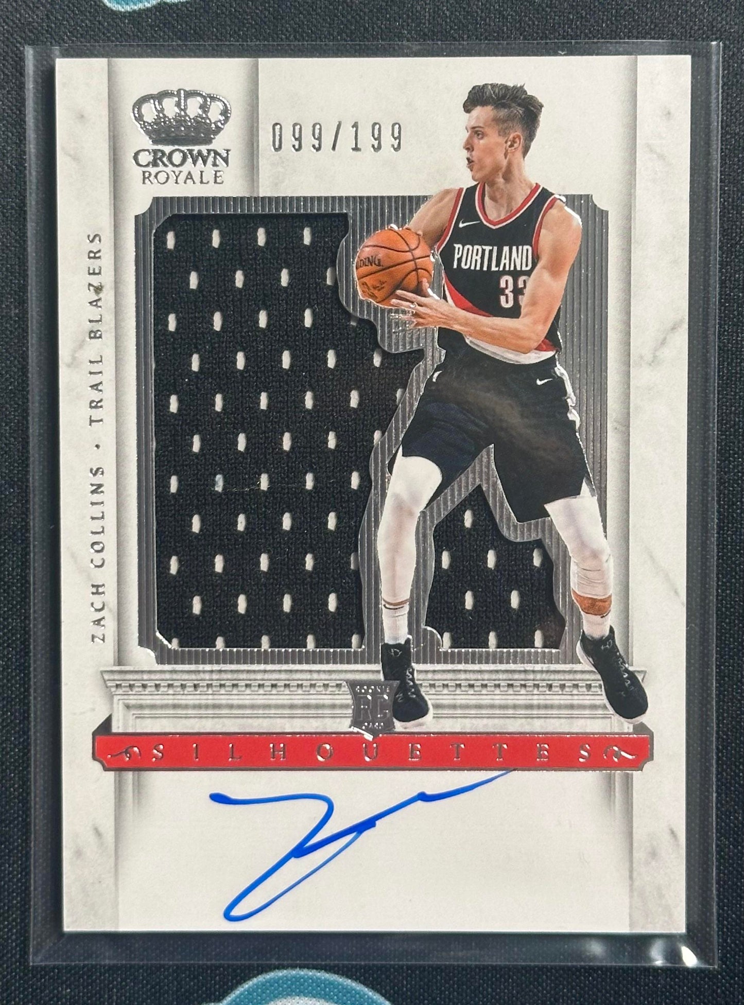 2017-18 Panini Crown Royale #223 Zach Collins #/199