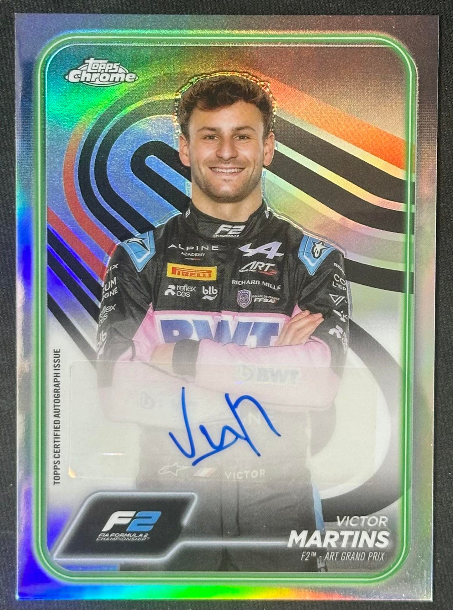 2024 Topps Chrome Formula 1 #CAC-MAR Victor Martins Chrome Autographs