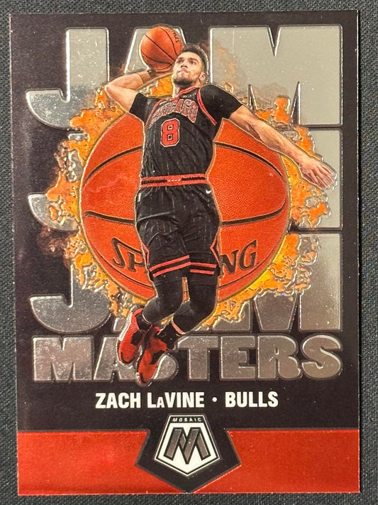 2019-20 Panini Mosaic #18 Zach LaVine Jam Masters