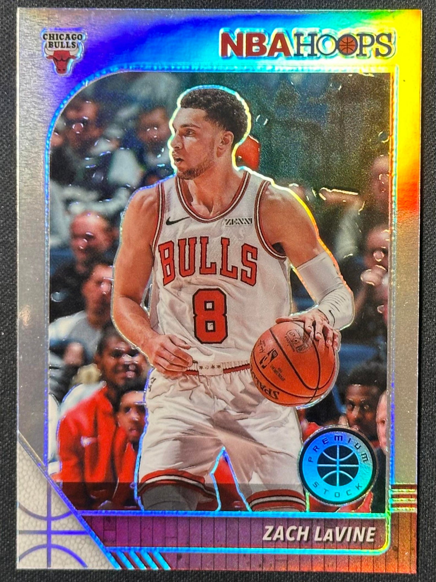 2019-20 Hoops Premium Stock #25 Zach LaVine Prizms Silver