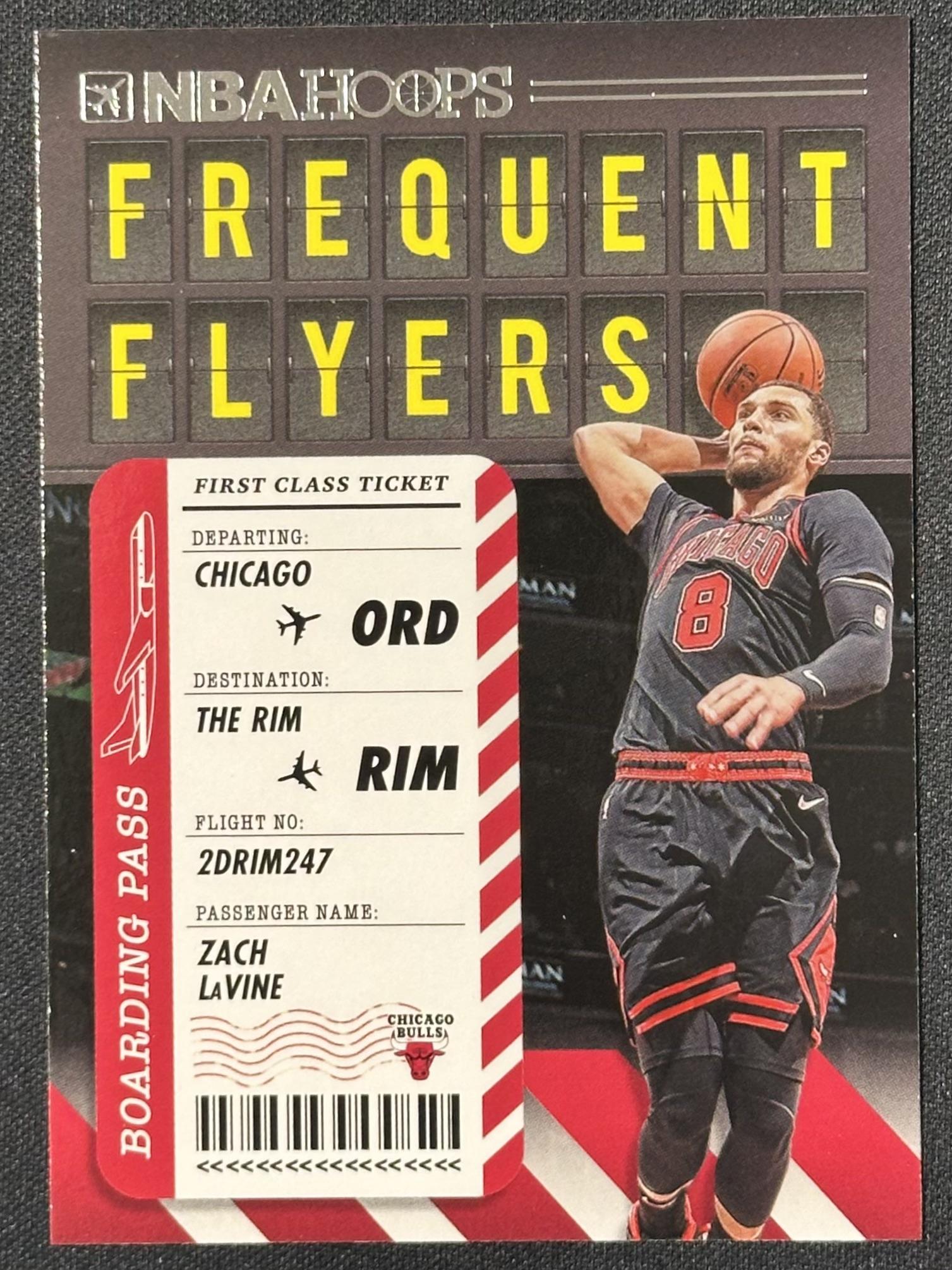 2020-21 Hoops #12 Zach LaVine Frequent Flyers