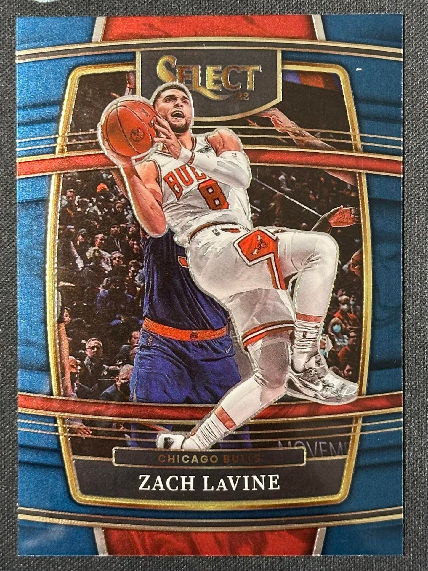 2021-22 Panini Select #76 Zach LaVine Blue Prizms