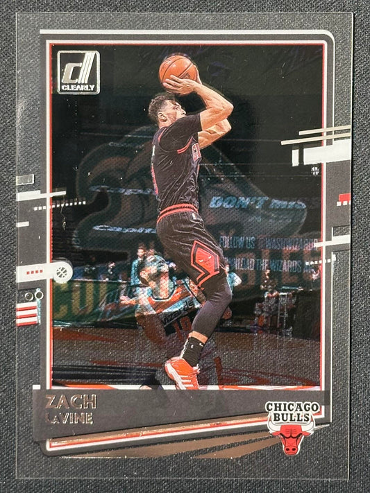 2020-21 Clearly Donruss #34 Zach LaVine
