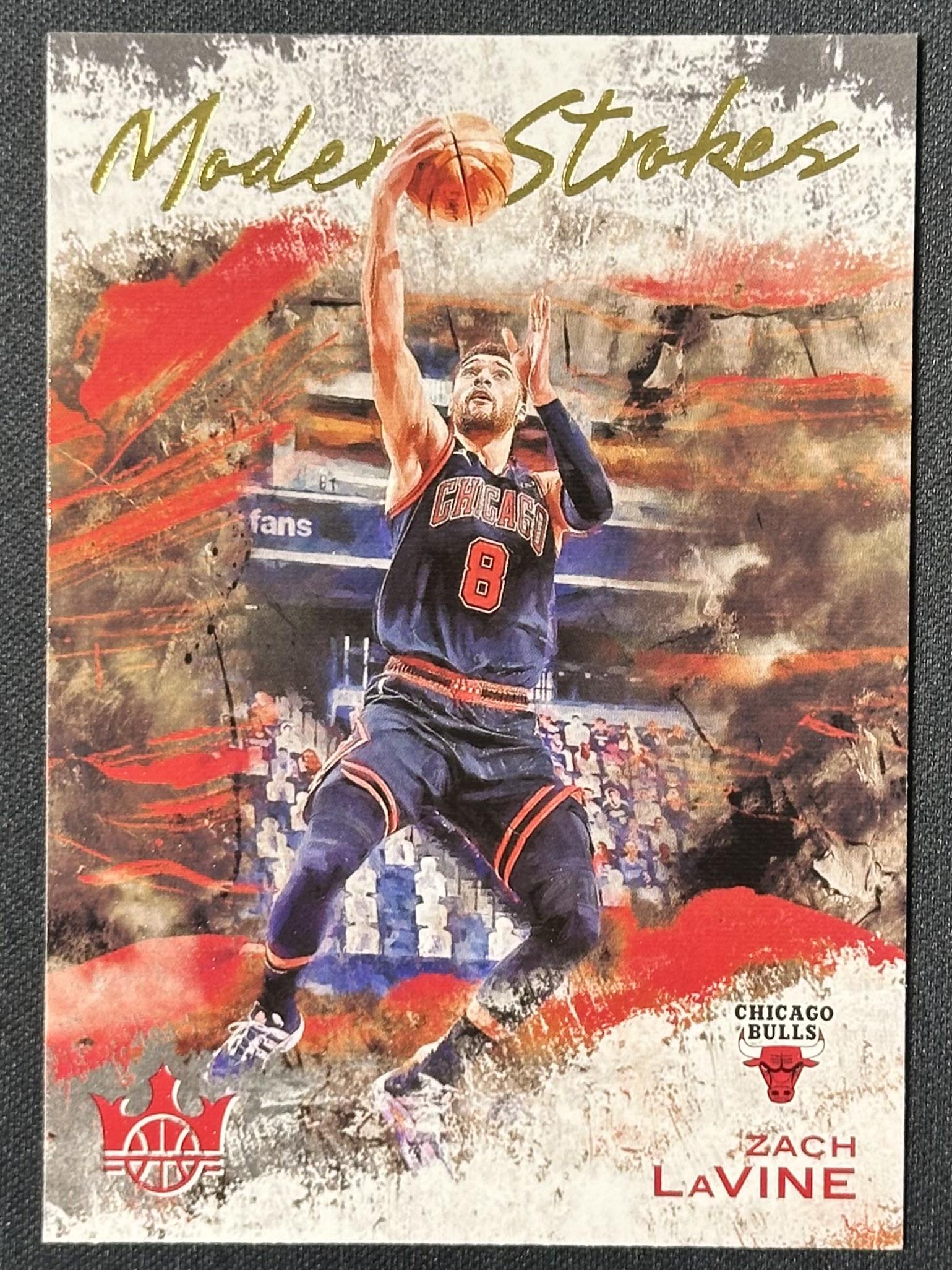 2020-21 Panini Court Kings #24 Zach LaVine Modern Strokes