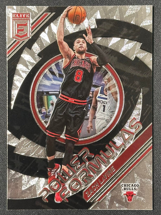 2021-22 Donruss Elite #3 Zach LaVine Power Formulas