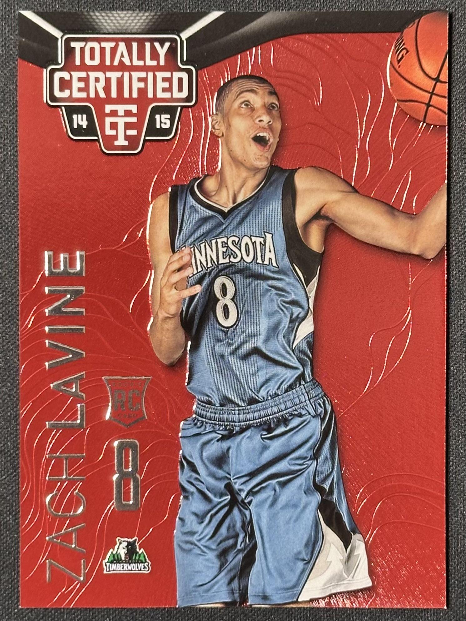 2014-15 Panini Totally Certified #152 Zach LaVine Platinum Red #/279