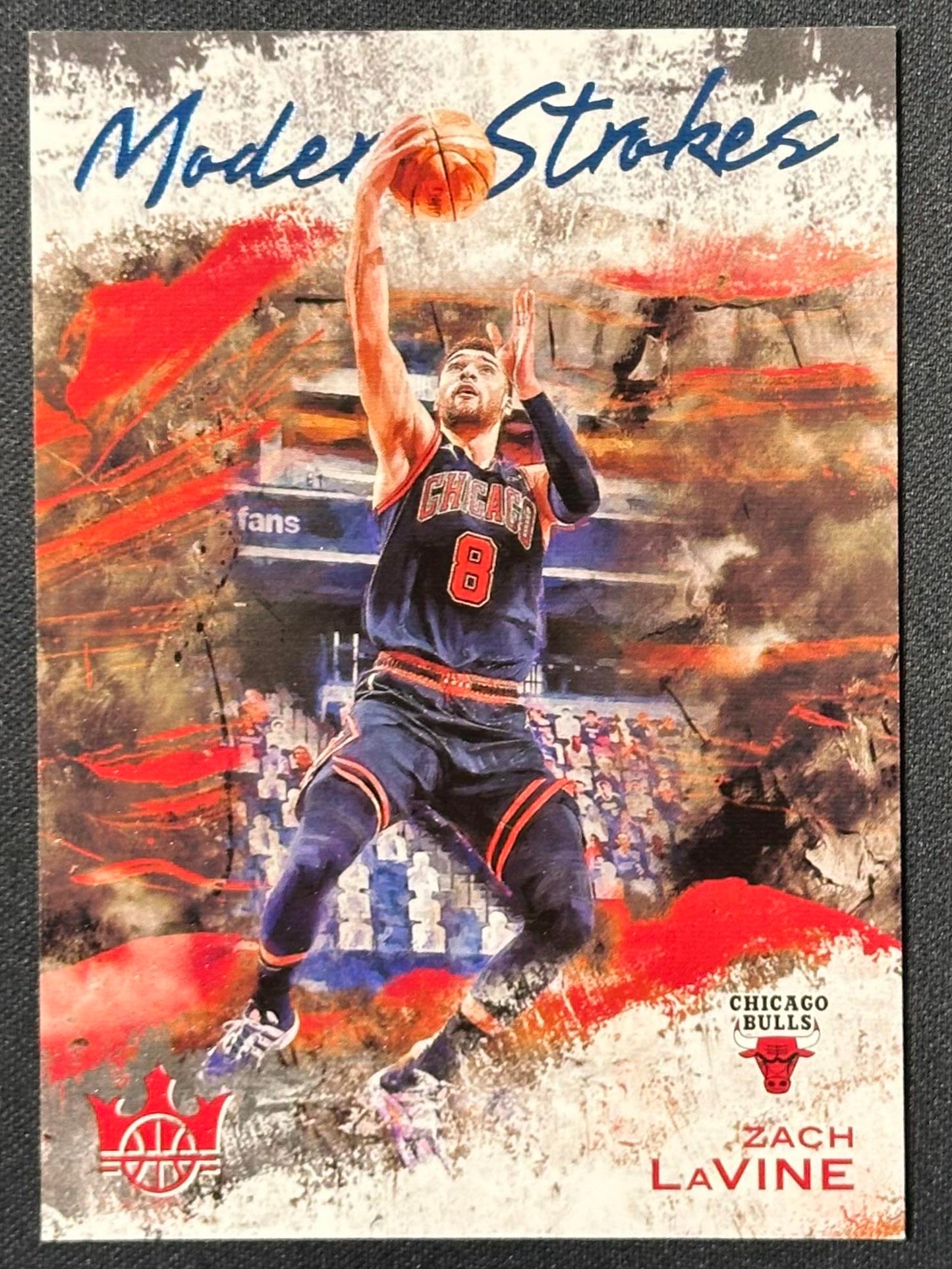 2020-21 Panini Court Kings #24 Zach LaVine Modern Strokes Amethyst #/99