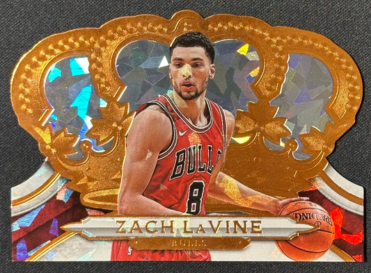 2018-19 Panini Crown Royale #18 Zach LaVine Crystal #/99