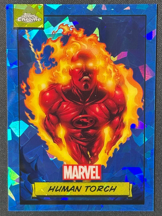 2024 Topps Chrome Sapphire Edition Marvel #24 Human Torch