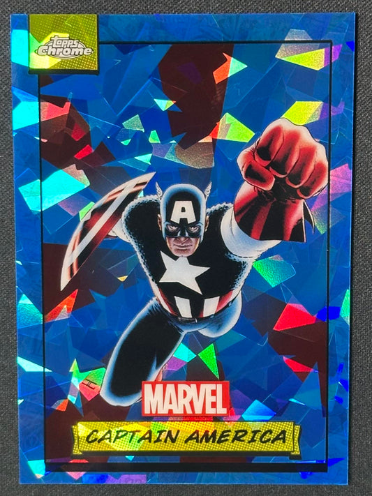 2024 Topps Chrome Sapphire Edition Marvel #92 Captain America