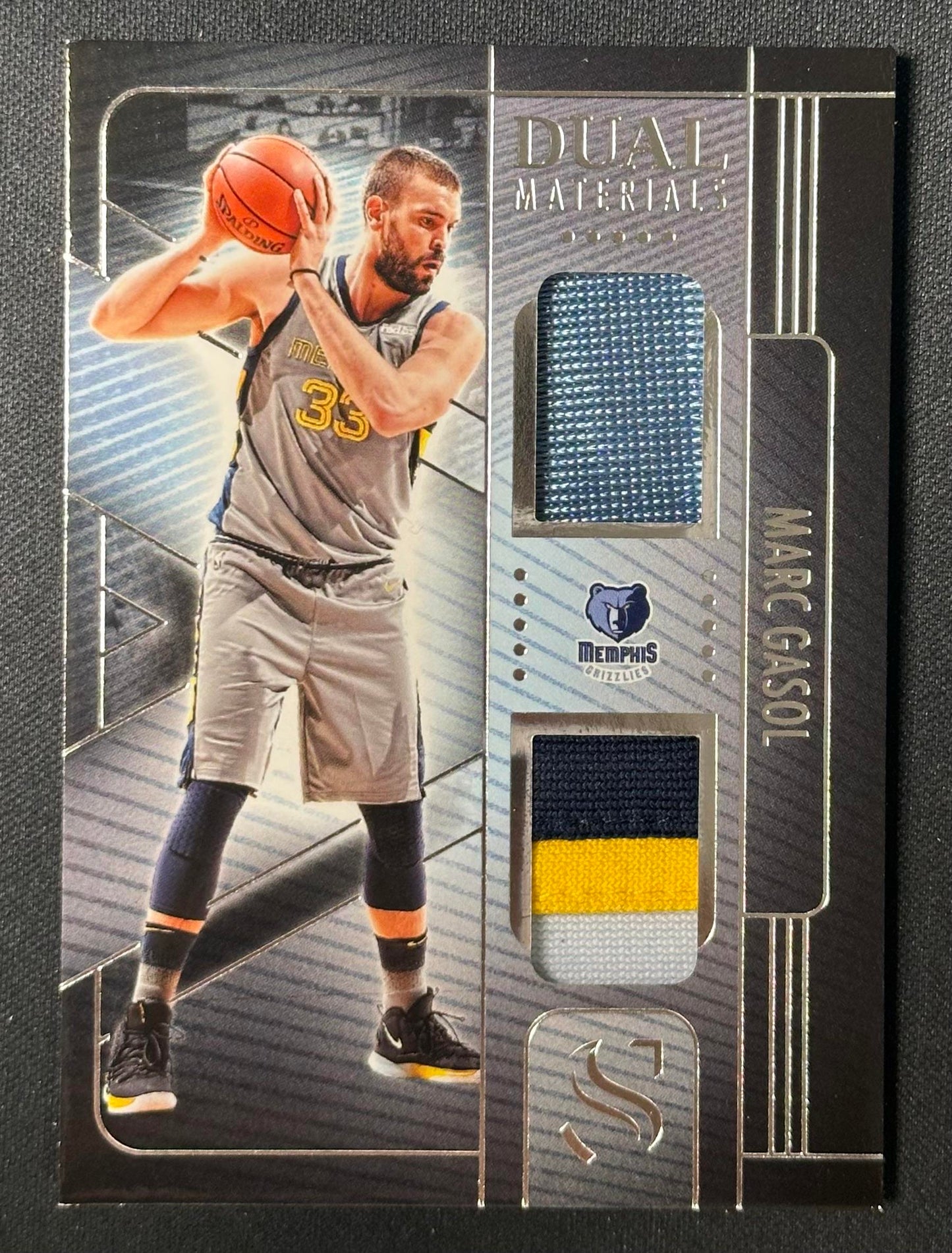 2024-25 Panini Silhouette Dual Materials Marc Gasol
