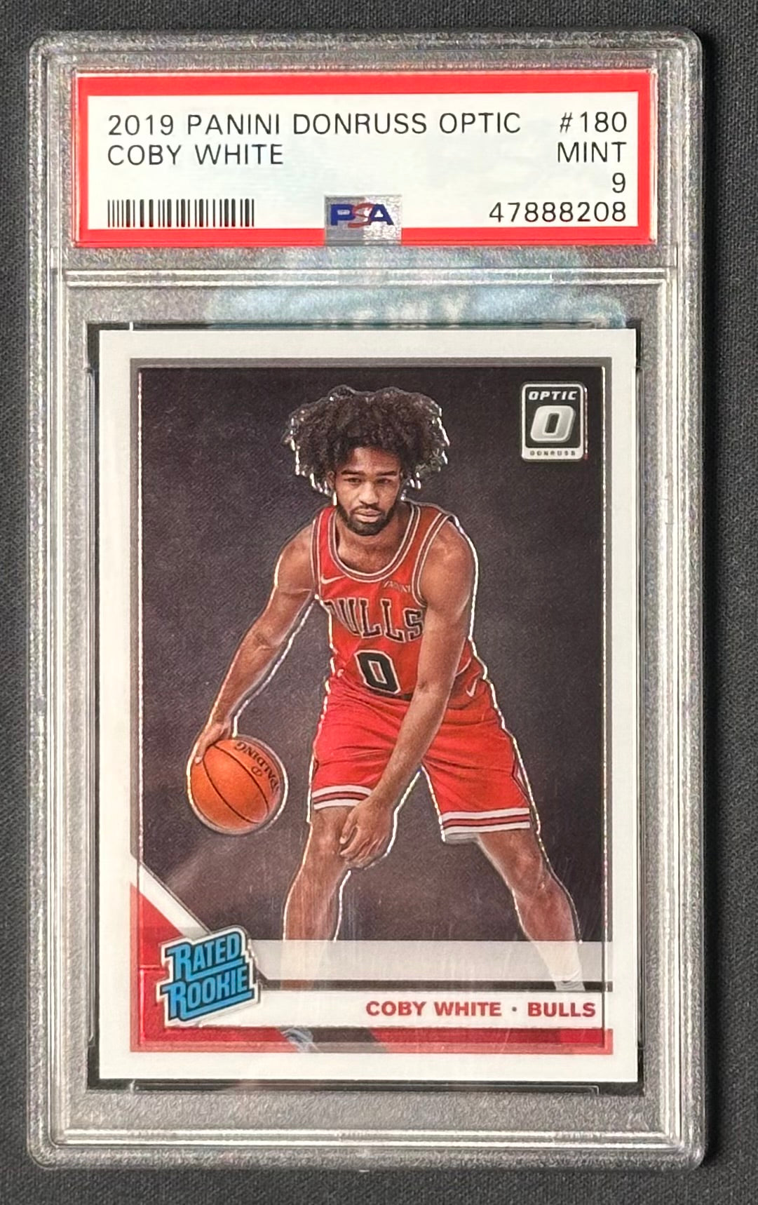 2019 Panini Donruss Optic #180 Coby White PSA 9
