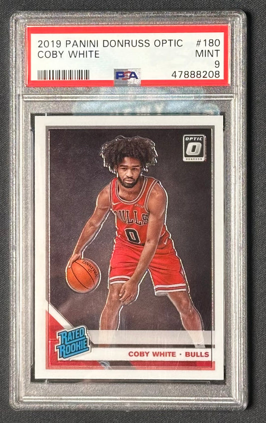 2019 Panini Donruss Optic #180 Coby White PSA 9