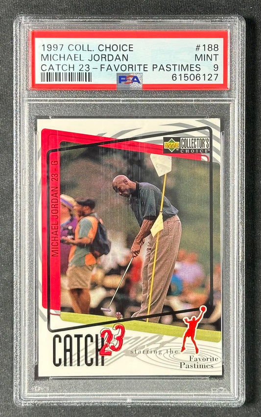 1997-98 Collector's Choice #188 Michael Jordan PSA 9