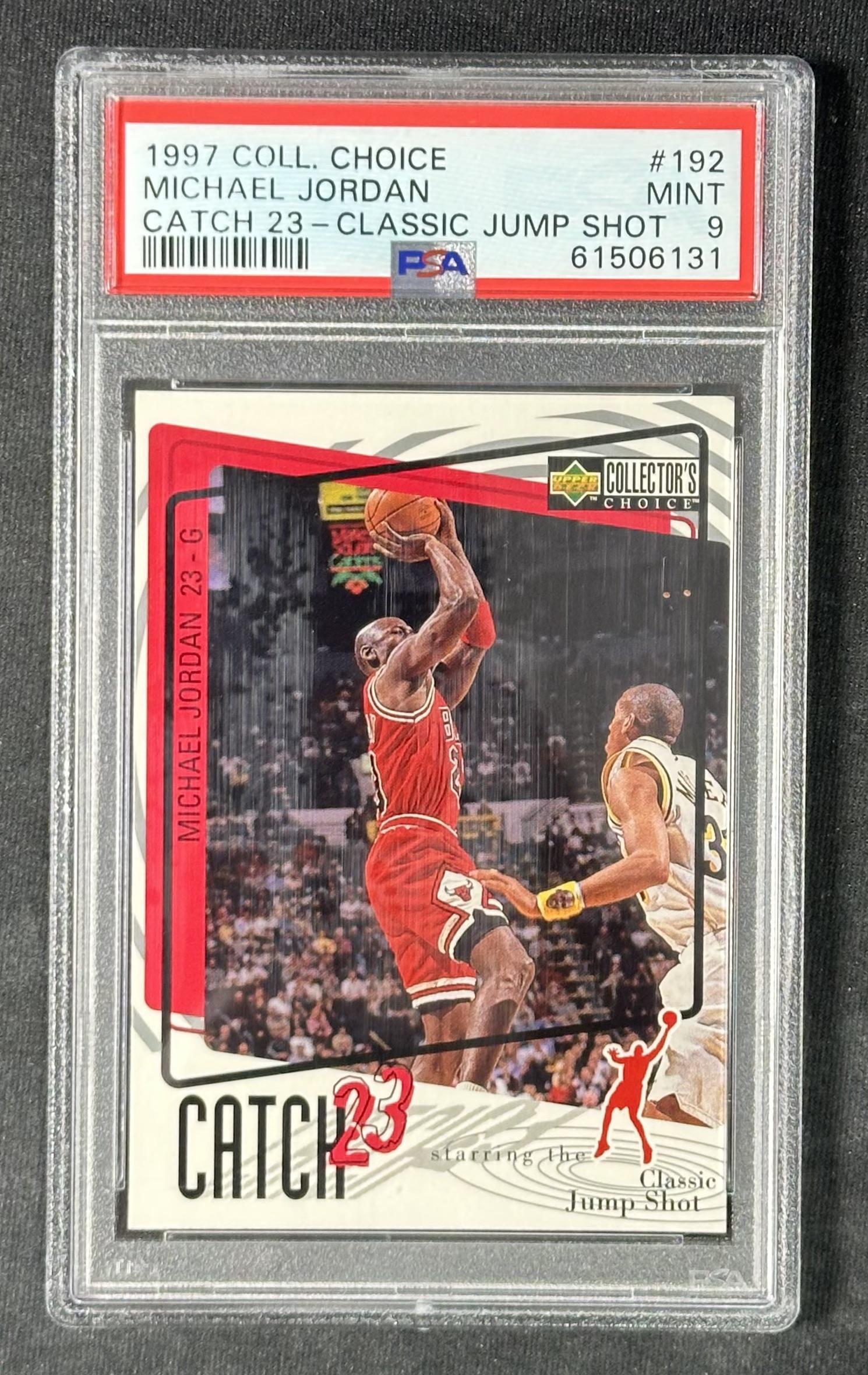 1997-98 Collector's Choice European #192 Michael Jordan PSA 9