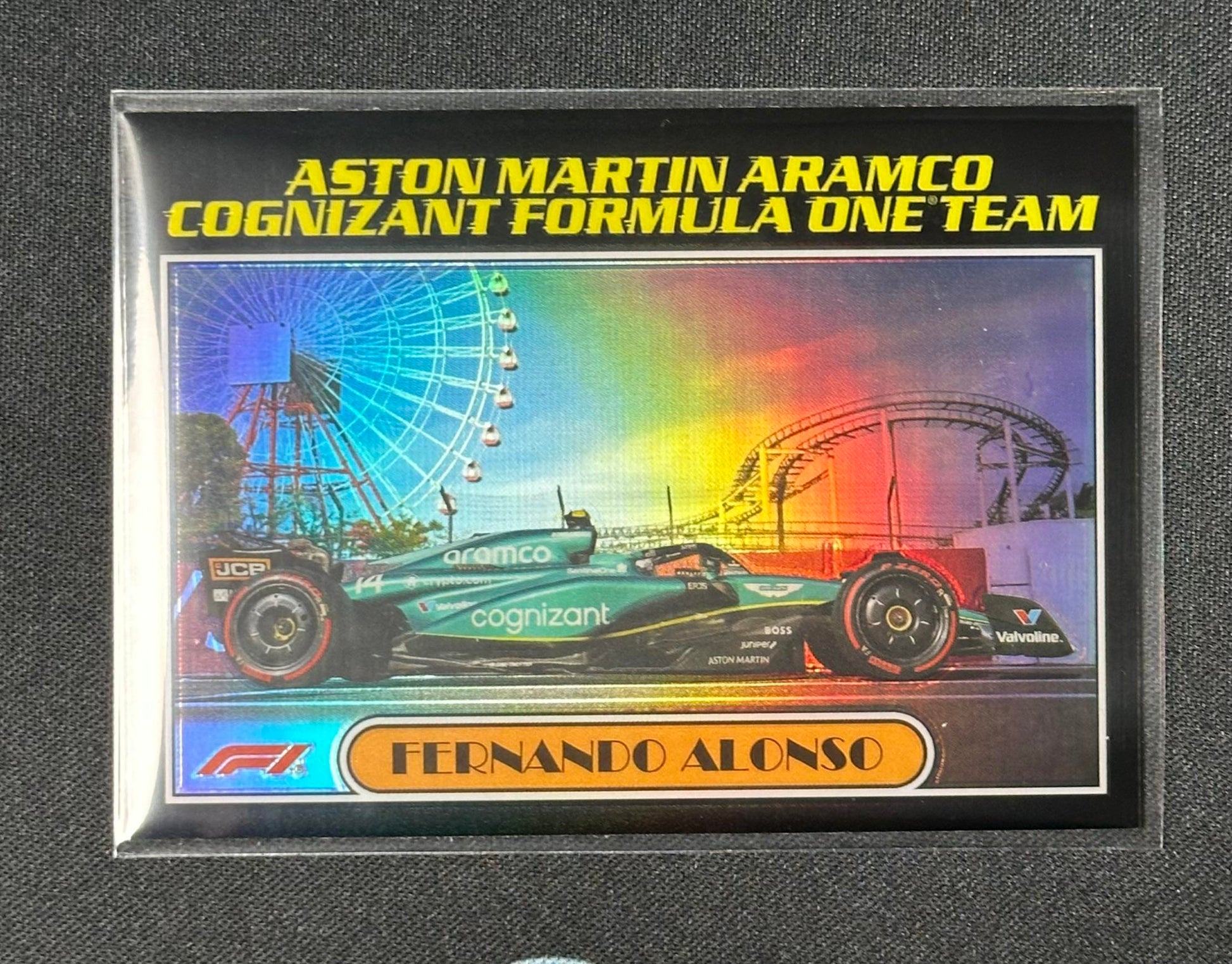 2023 Topps Chrome Formula 1 #AU77-FA Fernando Alonso Autos of 1977
