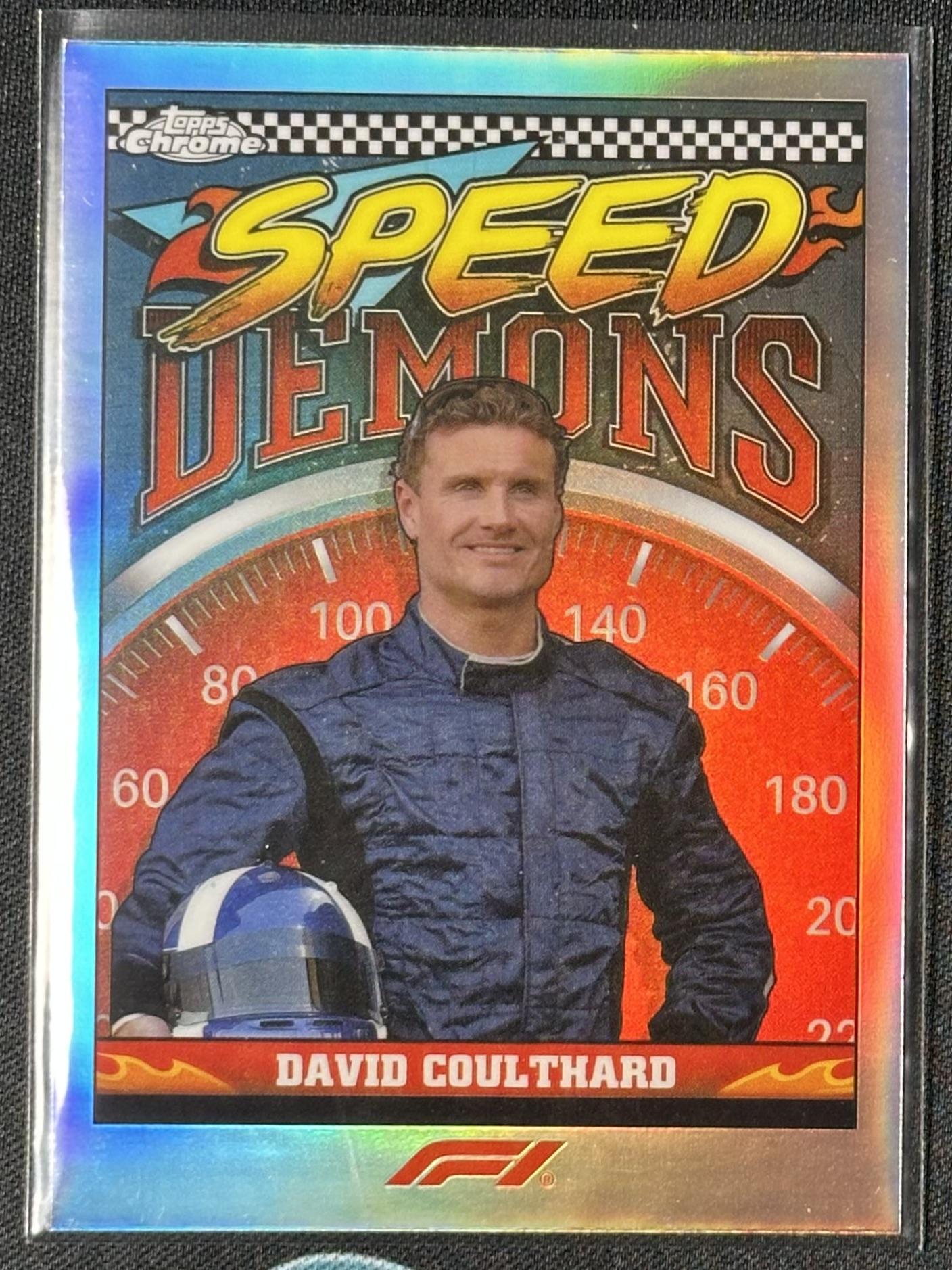 2023 Topps Chrome Formula 1 #SD-DC David Coulthard Speed Demons