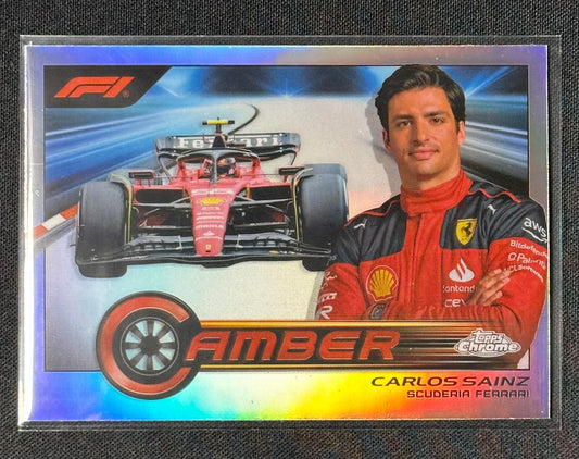 2023 Topps Chrome Formula 1 #CAM-CS Carlos Sainz Camber