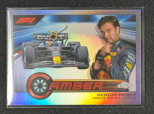 2023 Topps Chrome Formula 1 #CAM-SP Sergio Perez Camber