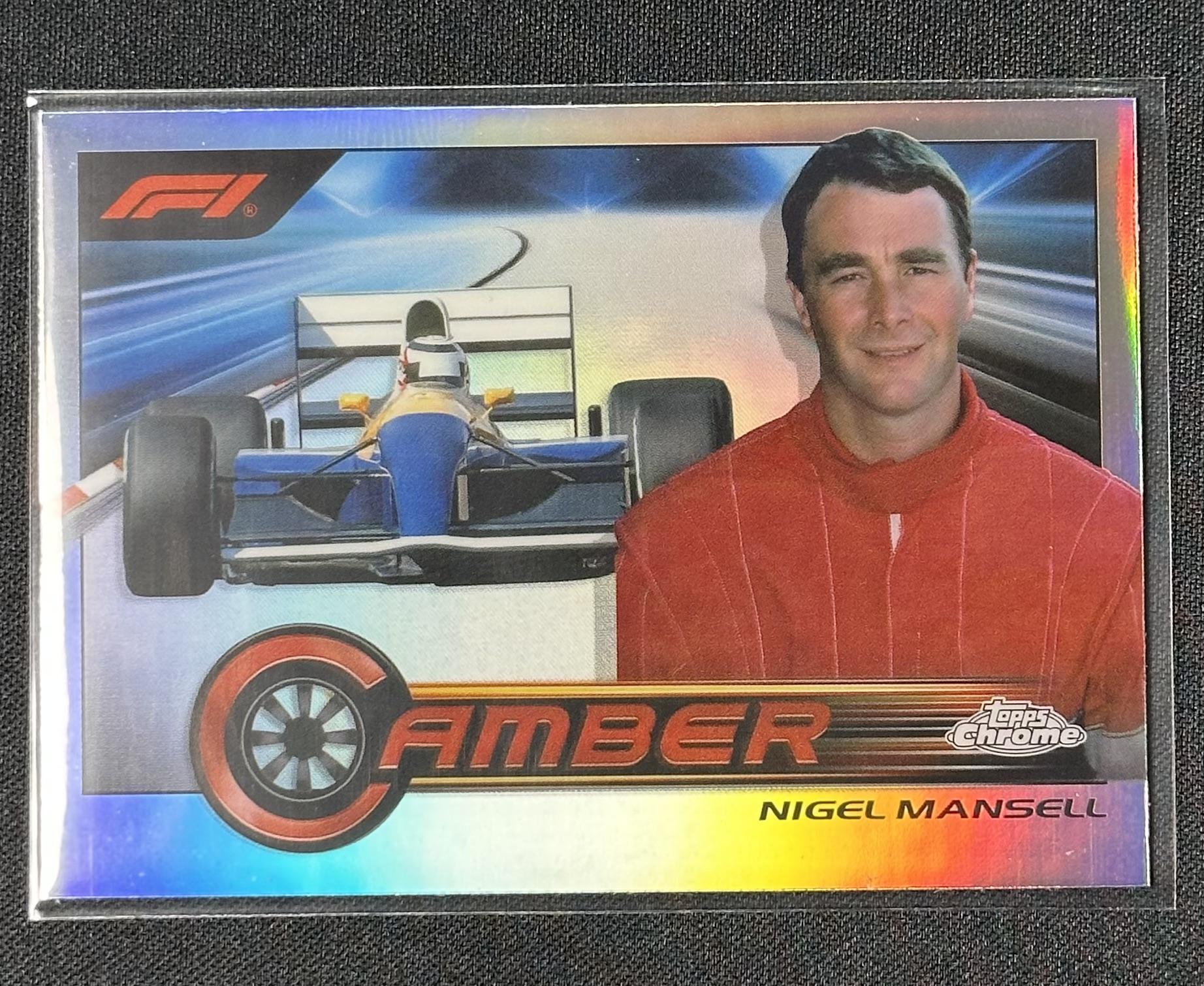 2023 Topps Chrome Formula 1 #CAM-NM Nigel Mansell Camber