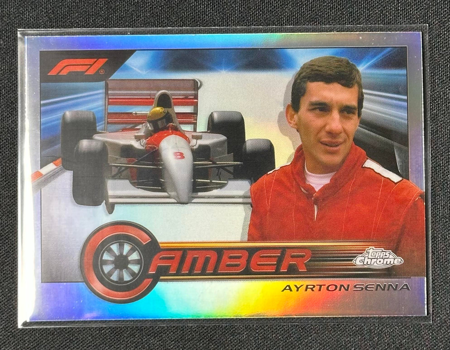 2023 Topps Chrome Formula 1 #CAM-AS Ayrton Senna Camber
